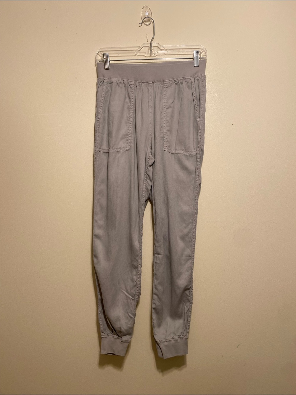 FAHERTY Light Gray Jogger Pants. Size S